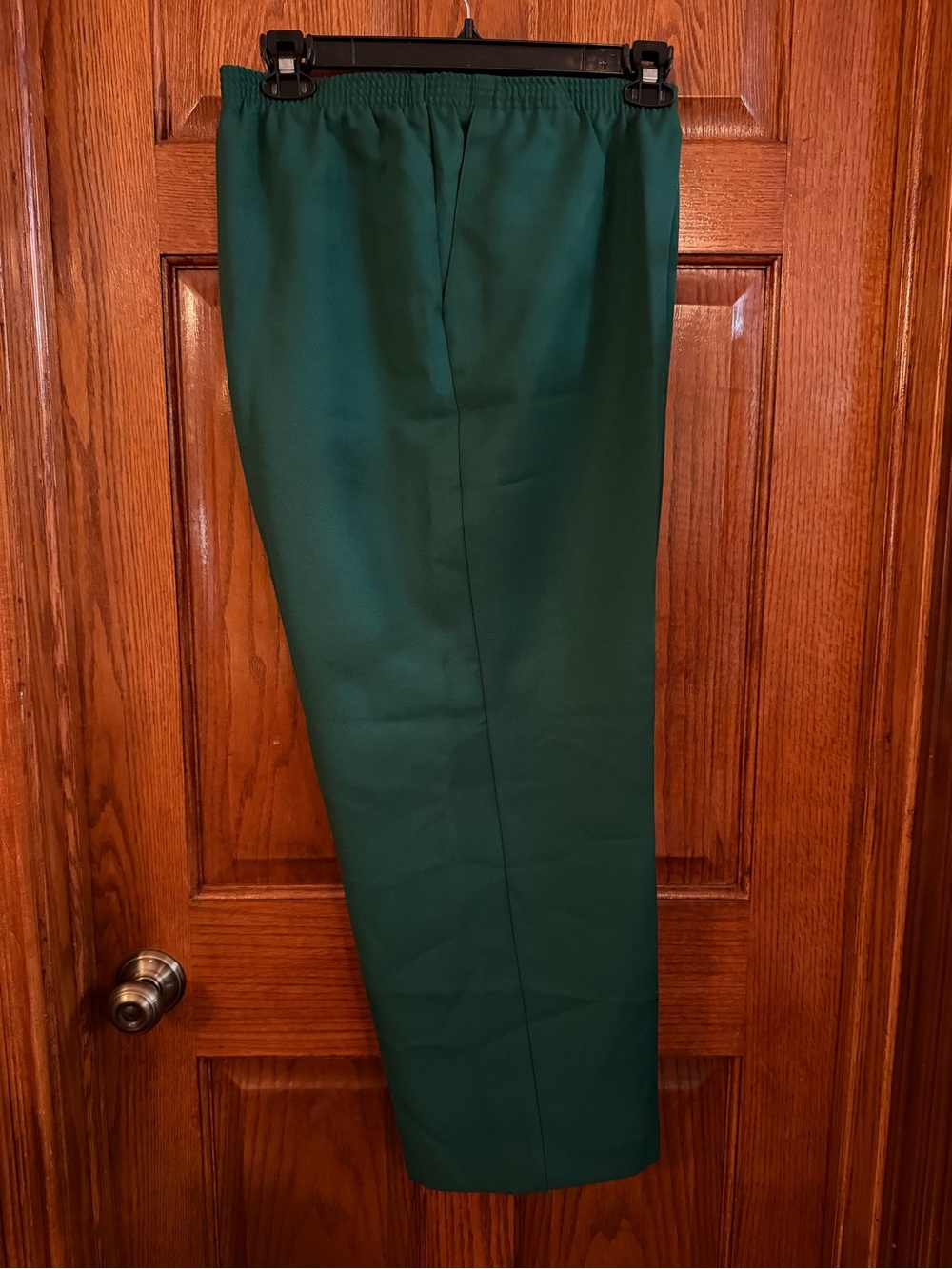 Alfred Dunner 22W Emerald Green Classic Fit Pullon Pant With Pockets